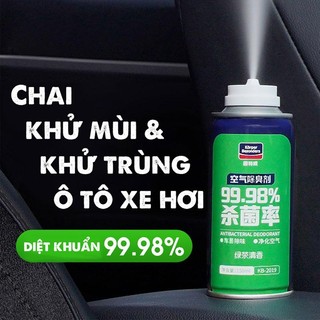 Chai Làm Sạch Khử Mùi Khử Khuẩn Xe Ô Tô Xe Hơi Dung Tích 150ml Hiệu Quả - Làm Sạch Không Khí Vệ Sinh Điều Hoà Xe Hơi