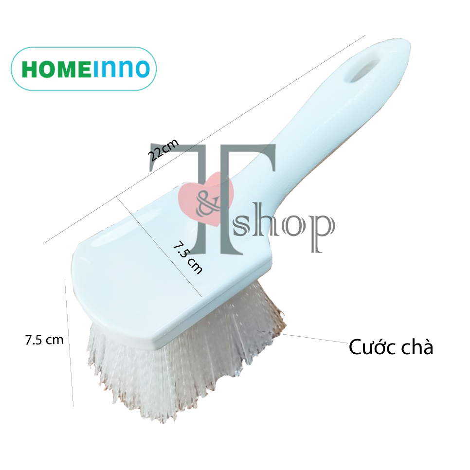 [HỎA TỐC]Bàn Chải Cầm Tay Chà Rửa Toilet, Tường, Nhà Vệ Sinh Đa Năng Homeinno