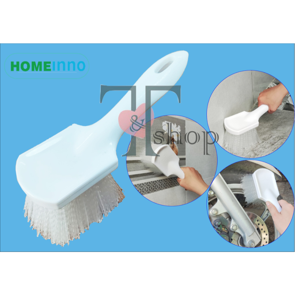 [HỎA TỐC]Bàn Chải Cầm Tay Chà Rửa Toilet, Tường, Nhà Vệ Sinh Đa Năng Homeinno