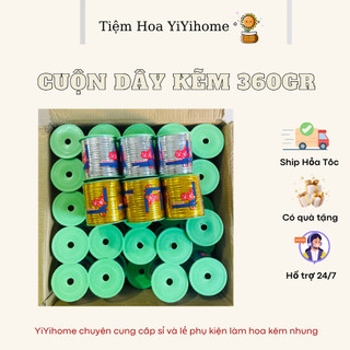 Cuộn Dây Kẽm Ánh Kim Tuyến 300m x 360g Dẻo Gói Hoa Quà Handmade Quấn Cây YiYihome