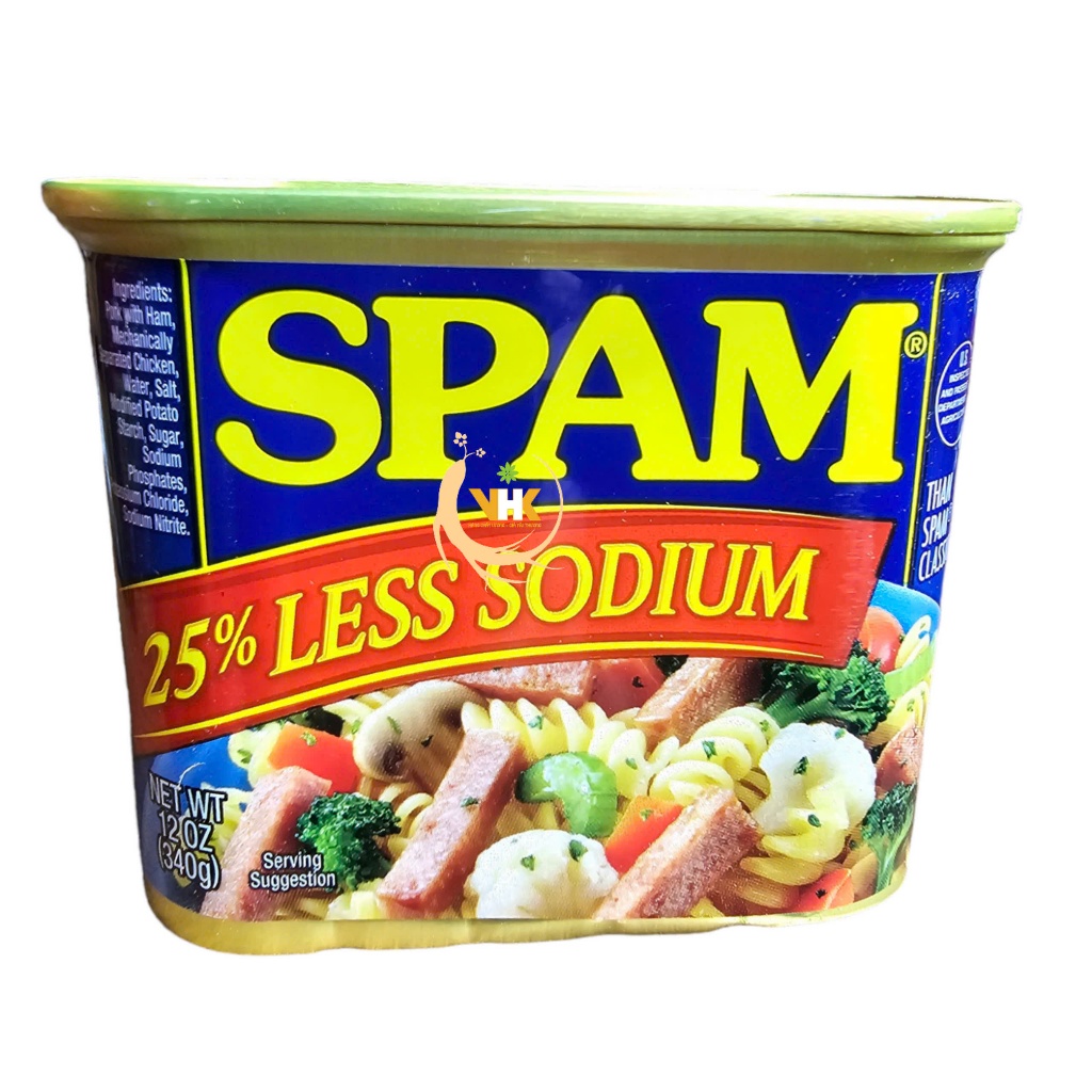 THỊT HỘP SPAM MỸ 340GR ( GIẢM 25% NATRI) DATE 2028 | Shopee Việt Nam