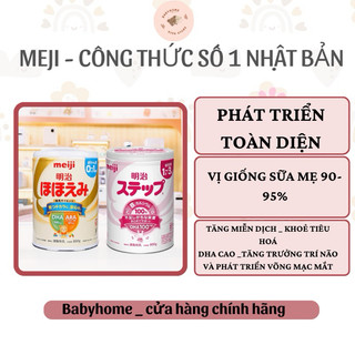[Mẫu mới ]SỮA MEIJI LON 0-1 HỘP 800gr _ HÀNG NỘI ĐỊA NHẬT