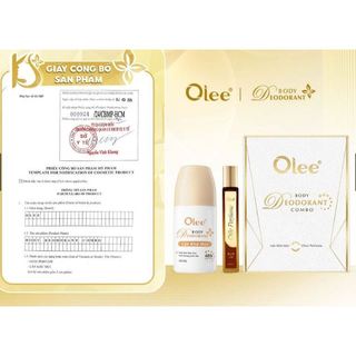 Combo Lăn Khử Mùi và Nước Hoa Lăn Olee