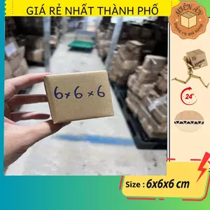 Hộp giấy size 6x6x6 cm - SET 5C, thùng carton gói hàng Everest