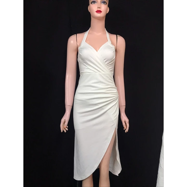 Đầm Body Nữ Nhún Xẻ Đùi Sexy Quyến rũ, Váy ôm body sexy Hai Dây 3 Màu tôn dáng cực đỉnh cá tính