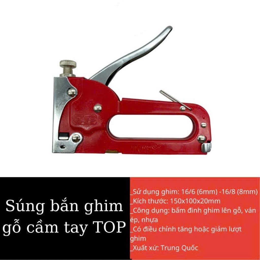 Súng bắn ghim gỗ - Máy bấm ghim cầm tay | Shopee Việt Nam