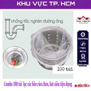 Bịch túi lọc rác bồn rửa chén, bát (khoảng 50-100 túi lưới/bịch) - siêu tiện dụng, hiệu quả