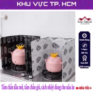 Tấm chắn dầu mỡ, tấm chắn gió, cách nhiệt dùng cho nấu ăn