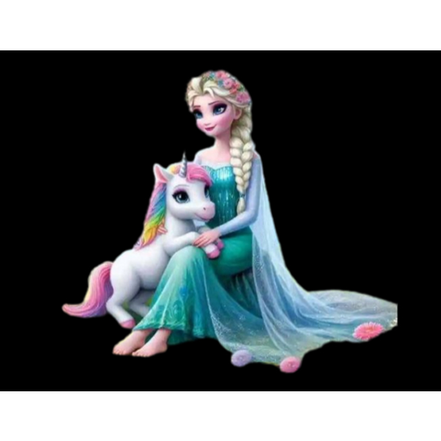 Hình ủi nhiệt công chúa Elsa dễ dàng ủi tại nhà bằng bàn là, sticker 3d, sticker in áo theo yêu cầu inbox shop
