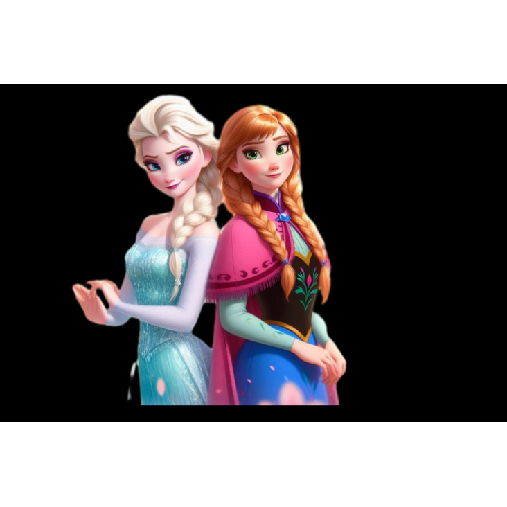 Hình ủi nhiệt công chúa Elsa dễ dàng ủi tại nhà bằng bàn là, sticker 3d, sticker in áo theo yêu cầu inbox shop