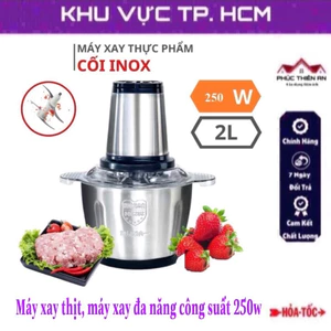 🌟BẢO HÀNH 1 ĐỔI 1🌟 Máy xay thịt, máy xay đa năng, công suất 250W, cối inox304, 4 lưỡi dao sắc bén