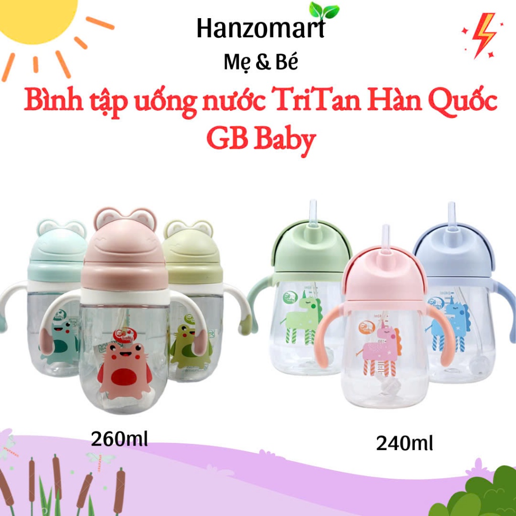 Bình uống nước cho bé TriTan Hàn Quốc GB - BaBy chống sặc