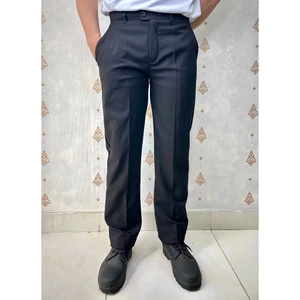 Quần Tây Nam, Quần Âu Nam Công Sở Màu Đen Vải Kaki Thun Cao Cấp Form Đẹp, Lịch Lãm, Co giãn Nhẹ - HÌNH THẬT