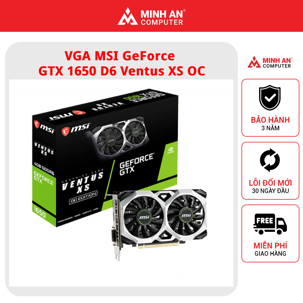 新品】MSI GeForce GTX 1650 D6 VENTUS XS OCV1