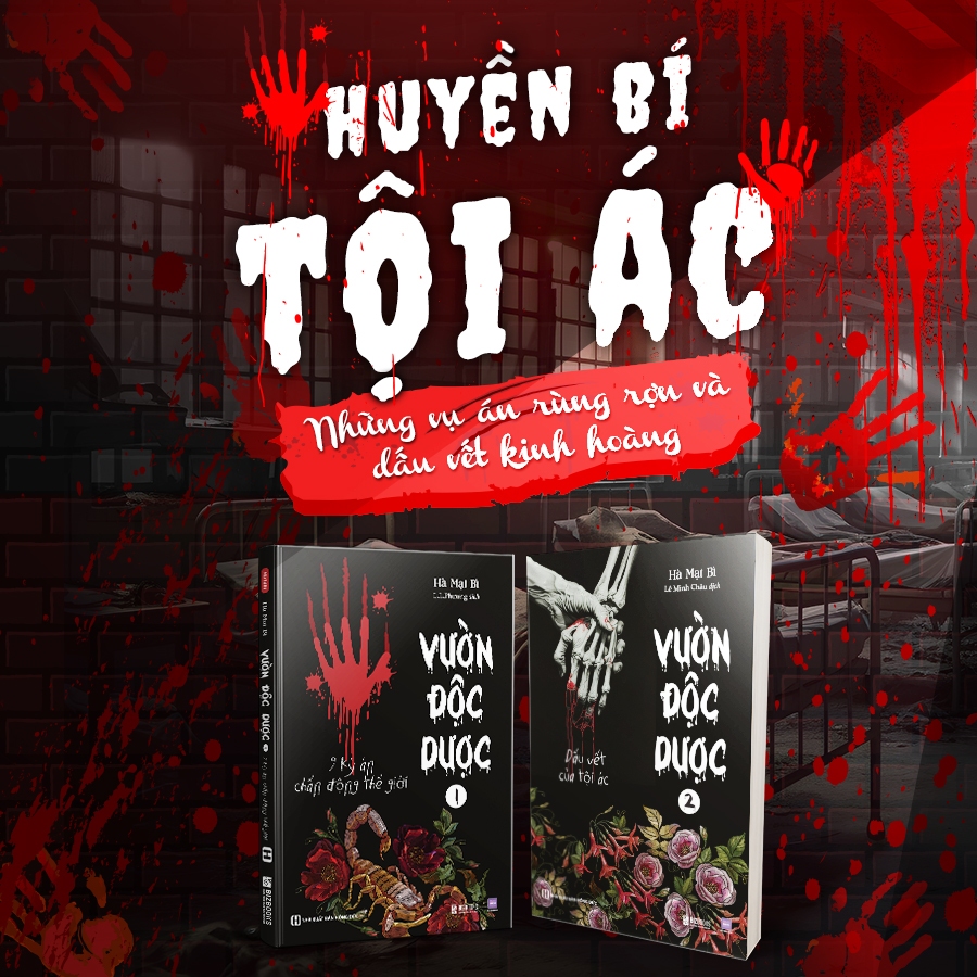 Combo Sách Vườn Độc Dược: 9 Kỳ Án Chấn Động Thế Giới và Dấu Vết Của Tội Ác -  Tâm Lý Học Tội Phạm  Hà Mạt Bì - Bizbooks