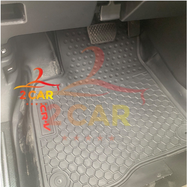 Thảm trải sàn LÓT SÀN CAO SU theo xe Honda CRV 2014- 2023 form cũ - Hàng cao cấp không mùi, dễ vệ sinh, vừa khít xe