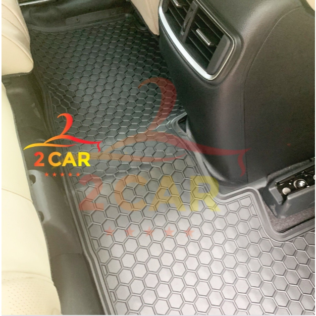 Thảm trải sàn LÓT SÀN CAO SU theo xe Honda CRV 2014- 2023 form cũ - Hàng cao cấp không mùi, dễ vệ sinh, vừa khít xe
