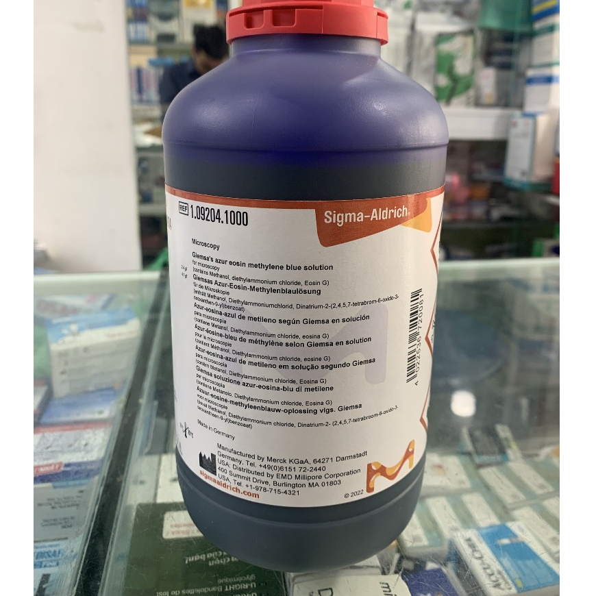 [HÀNG ĐỨC] Chất nhuộm Giemsa (G stain) 1000ml hãng Merck-Hóa chất Nhuộm ...