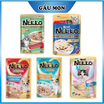 [THÙNG PATE MÈO] Pate Nekko cho mèo - Pate mèo - combo pate mèo - Nhập khẩu Thái Lan