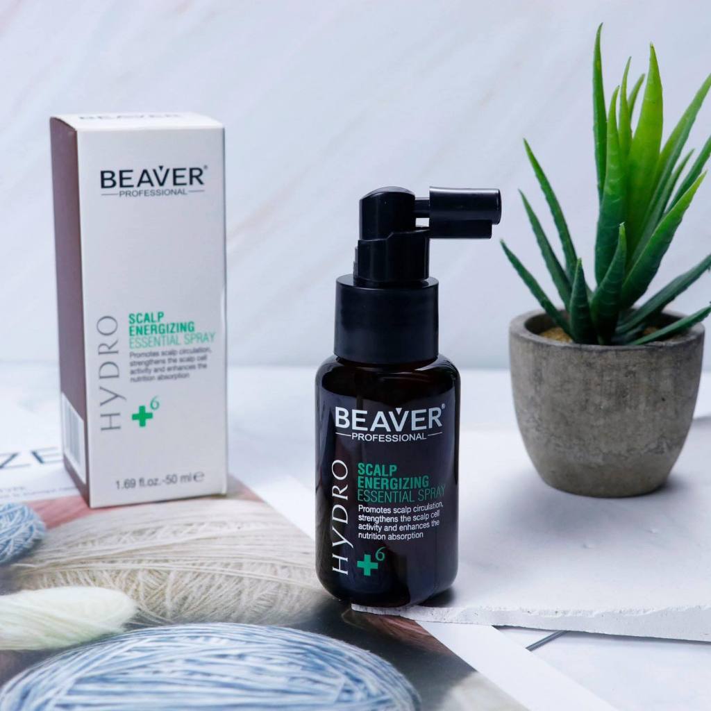 XỊT DƯỠNG DA ĐẦU CHỐNG RỤNG VÀ KÍCH THÍCH MỌC TÓC +6 BEAVER 50ML