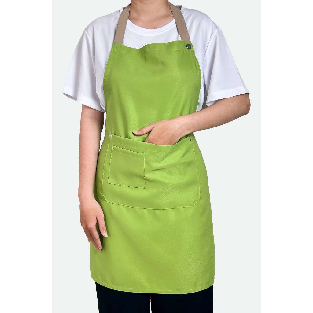 Tạp Dề Dài Kaki Dày Dặn Cho Bartender, Phục Vụ Quán Cafe, Nhà Hàng, Quán Ăn - Form Đẹp, Nhiều Màu