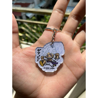 Móc khoá anime Luffy Onepiece chất liệu mica 2 mặt
