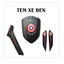 Tem dán xe Cap A Pega. Decal xe đạp điện. Sắc nét, không bay màu, chống nước. Sticker thay thế