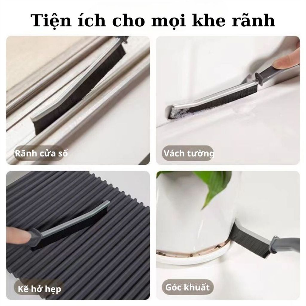 [Combo 10] Cọ Khe Rãnh Đa Năng 97HOMELY Cọ Khe Góc Siêu Sạch Sợi PVC Đánh Bật Vết Bẩn DT240302601