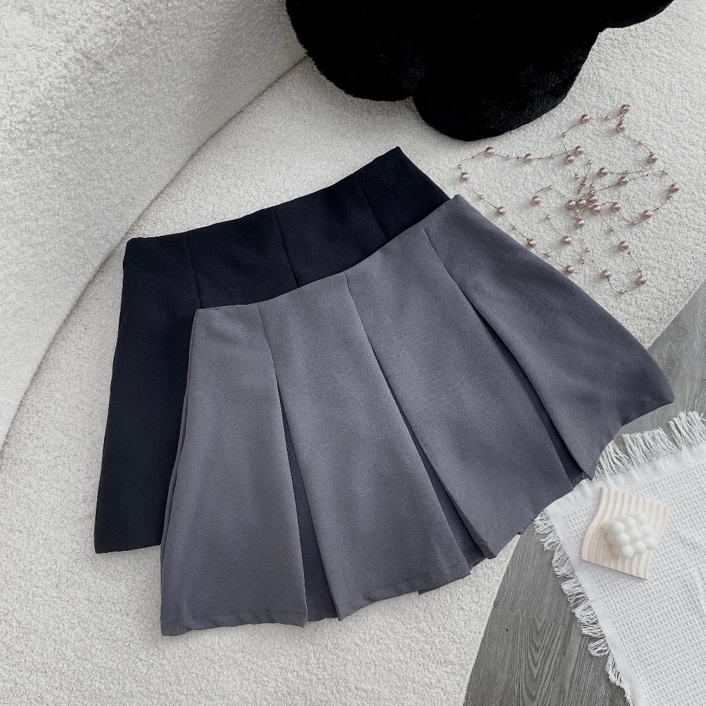 Chân Váy Xếp Ly Bigsize Nữ,Chân Váy Ngắn Đi Chơi Big Size Đi Làm Vải Tây Mềm Mát CV412