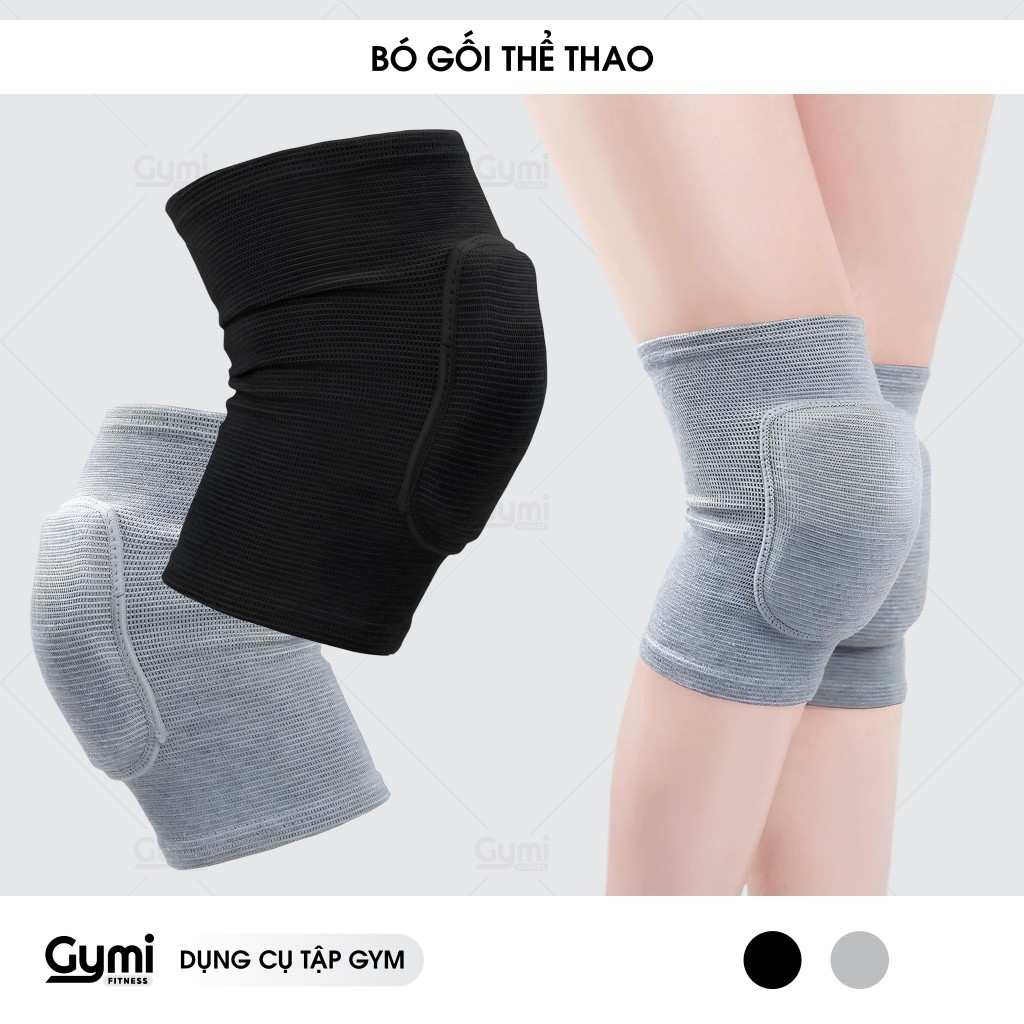 Bó Gối Thể Thao GYMI, Băng Gối Bảo Vệ Khớp Gối Tập Yoga, Gym, Bóng Chuyền, Bóng Đá, Chạy Bộ - AL0210KoLogo