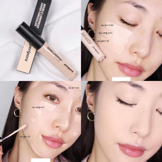 Che khuyết điểm PERIPERA Double Longwear Cover Concealer che phủ tốt mỏng nhẹ lâu trôi - Bebeau