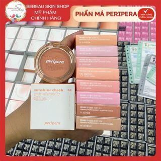 Phấn Má Hồng Peripera Pure Blushed Sunshine Cheek Bền Màu Tươi Tắn Nhập Khẩu Chính Hãng - Bebeau