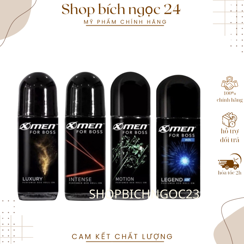 Lăn khử mùi X-Men For Boss Intense chai 50ml