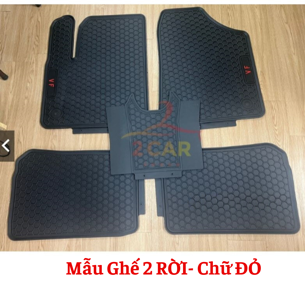 Thảm lót sàn cao su xe Vinfast VF5  / Herio Green - Hàng đẹp, không mùi, không thấm nước, dễ vệ sinh