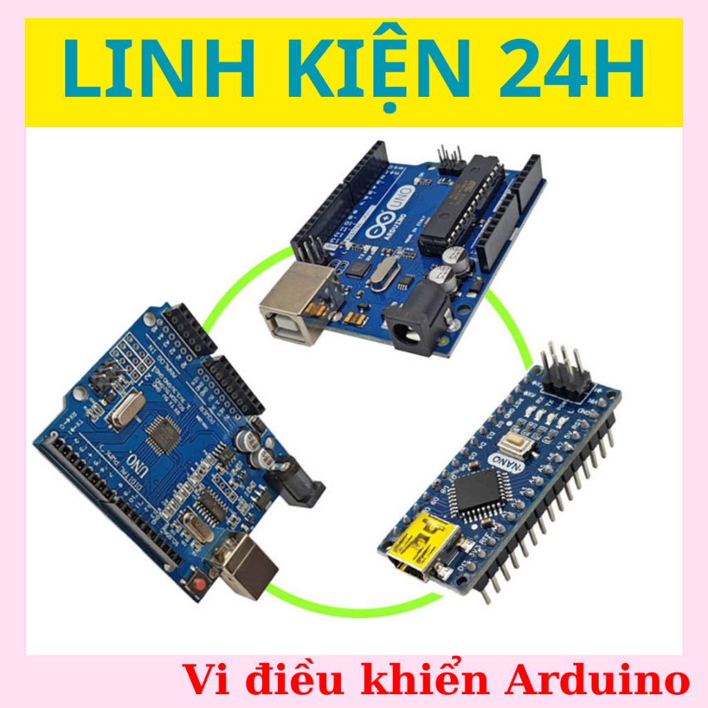 Board Arduino nano V3.1 Type C - UNO R3 Chíp Dán - UNO R3 Chíp Cắm ...