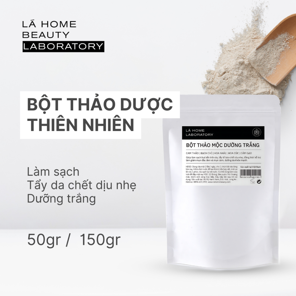 Bột Rửa Mặt Thảo Dược - Lá Home