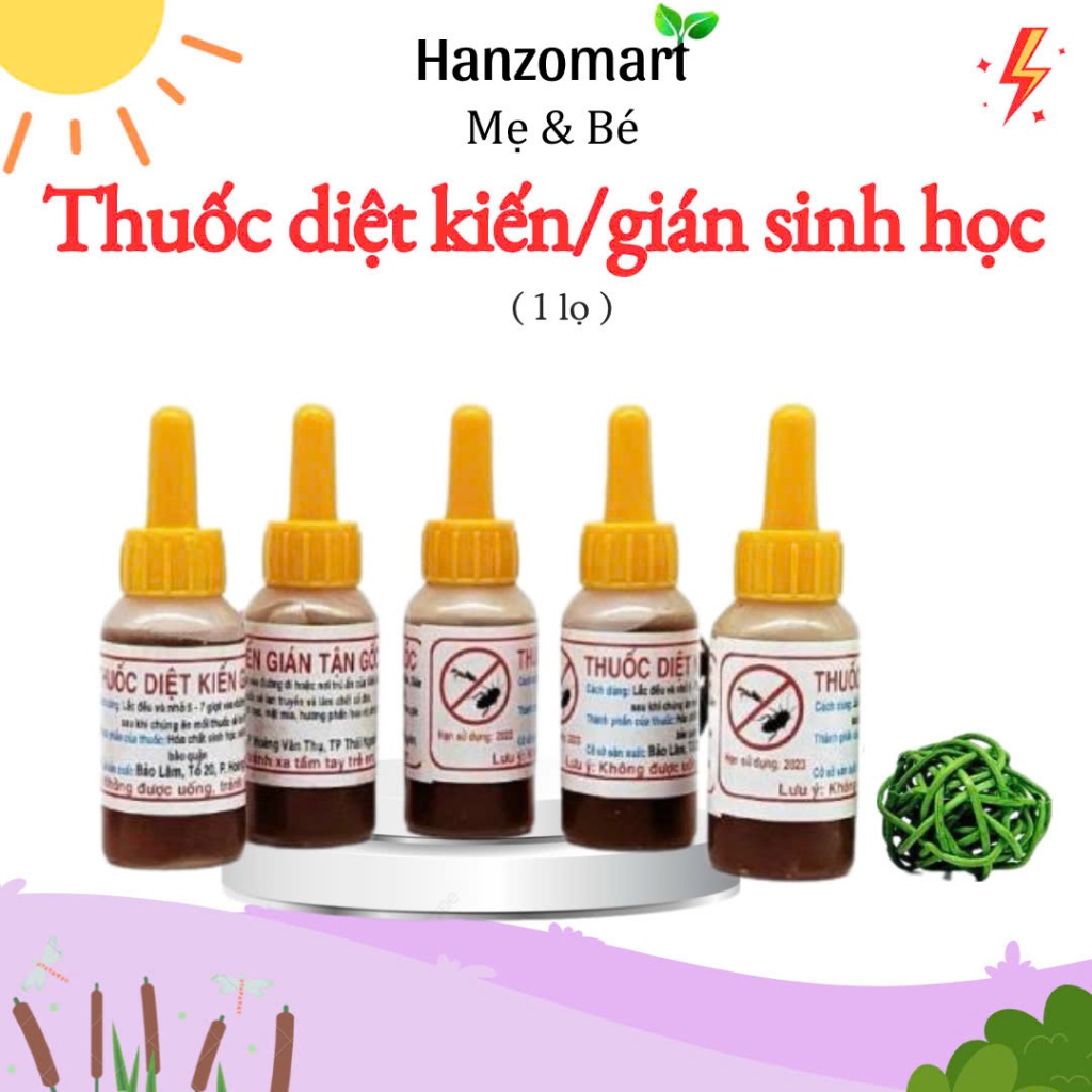 [1 lọ] Diệt kiến gián sinh học/Diệt kiến sinh học