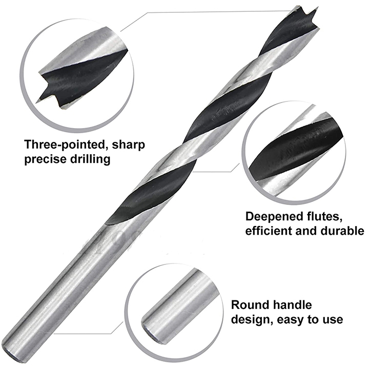 ❤️FREESHIP❤️ Bộ 8 mũi khoan gỗ 3-10mm - mũi khoan khoét lỗ gỗ