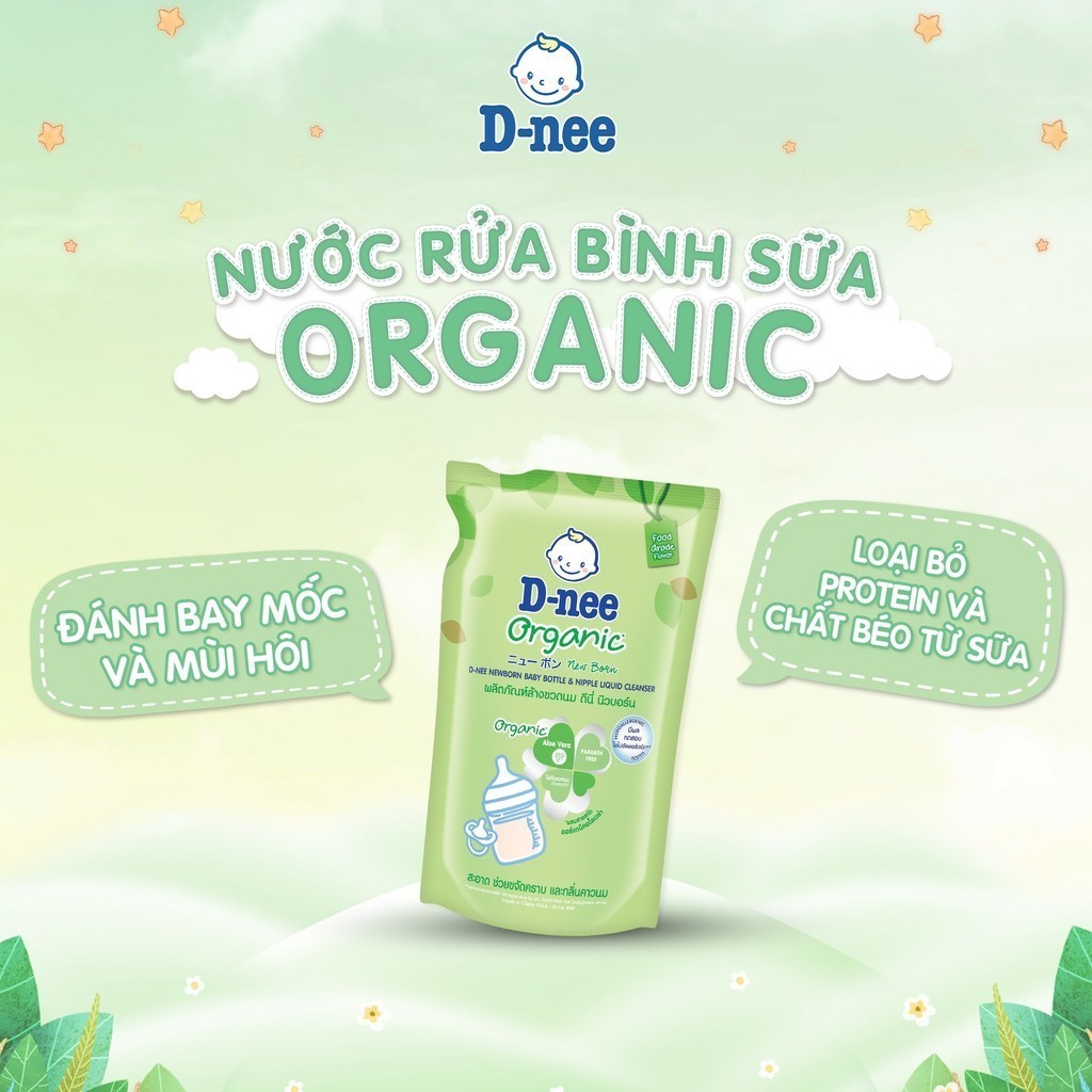 Nước rửa bình sữa DNEE organic 550ml
