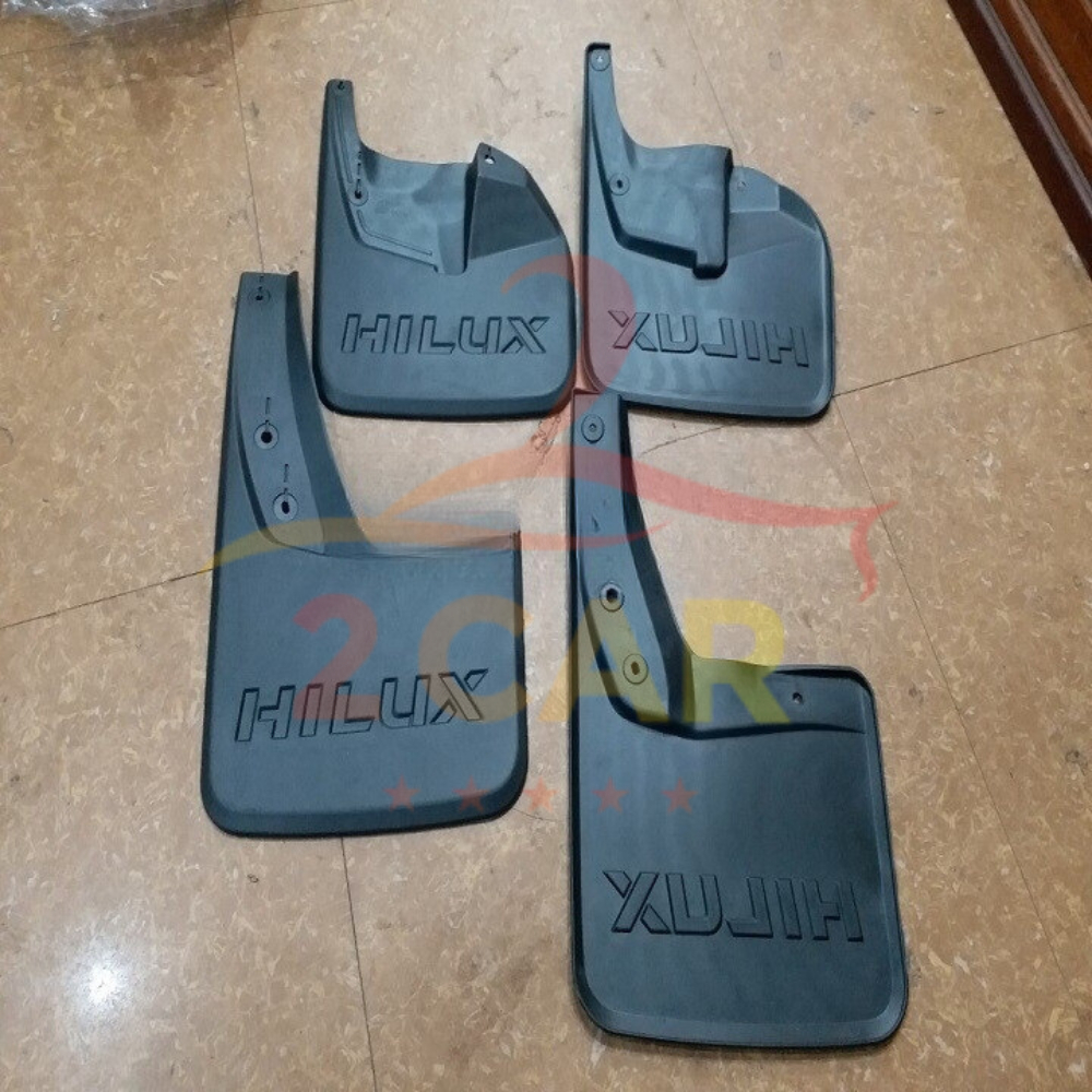 Bộ 4 chiếc Chắn bùn xe Toyota Hilux Revo đời 2006-2012, 2016-2024 chắn bùn đất bắn lên xe rất tốt, kèm ốc