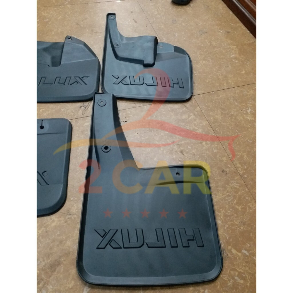 Bộ 4 chiếc Chắn bùn xe Toyota Hilux Revo đời 2006-2012, 2016-2024 chắn bùn đất bắn lên xe rất tốt, kèm ốc
