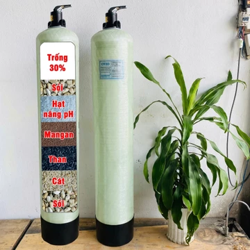 Bộ 1 cột lọc composite 948 lọc nước sinh hoạt giếng khoan, nước máy