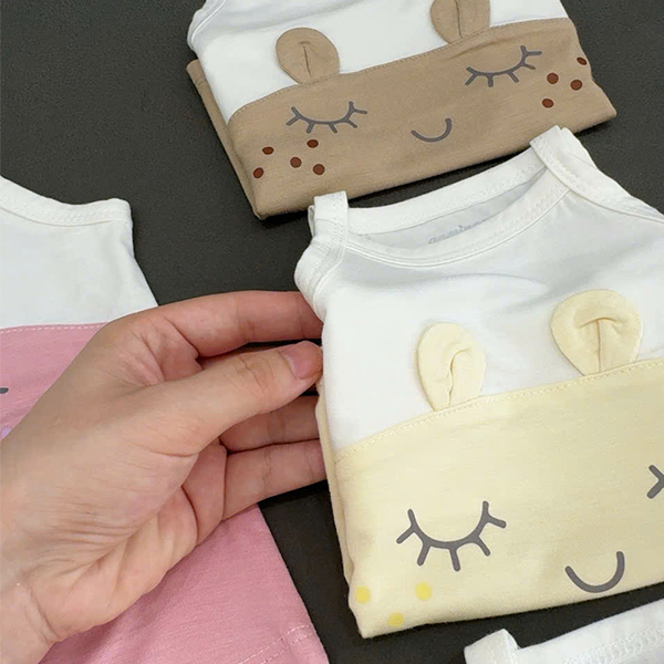 Bộ 2 Dây Cho Bé Gái Anminaza Vải Sợi Tre Mềm Mịn Co Dãn Và Thoáng Mát - Hàng Chính Hãng AMI0148G