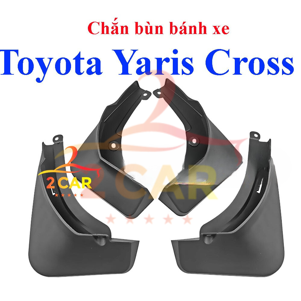 Chắn bùn cho xe Toyota Yaris Cross 2024, chắn bùn đất rất tốt cho xe, bộ 4 chiếc kèm ốc