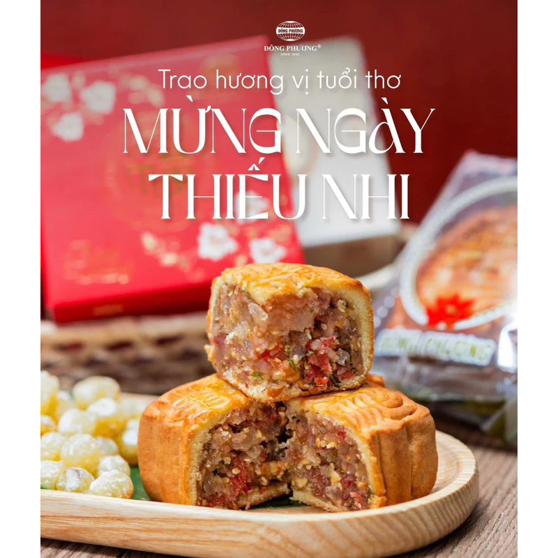 (SẴN) Bánh trung thu Đông Phương có mix vị. Tặng kèm hộp sang trọng, lịch sự.Bánh nướng Đông phương, bánh nướng thập cẩm