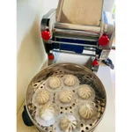 Máy cán bột mì làm pizza, bánh gối, há cảo, bánh bao chạy điện TẶNG KHUÔN LÀM MÌ - bảo hành 12 tháng — ảnh 5