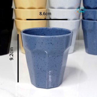 COMBO 10 LY NHỰA MELAMINE 250ml/500ml LY TRÀ CHỊU NHỆT 120 độ LOẠI DÀY NHIỀU MÀU - HUNGHOME