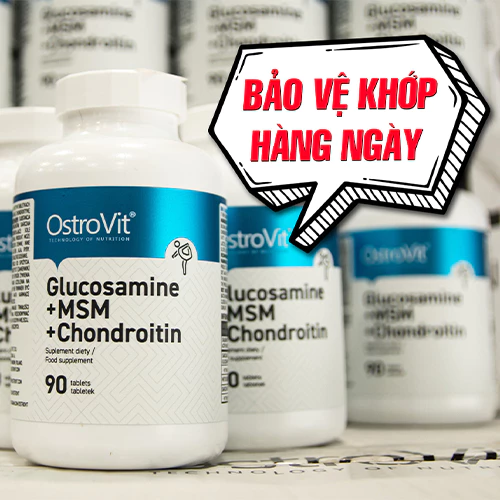 OstroVit Glucosamine + MSM + Chondroitin (90 Viên) – Hỗ Trợ Sụn Khớp & Xương Khỏe Mạnh – 3