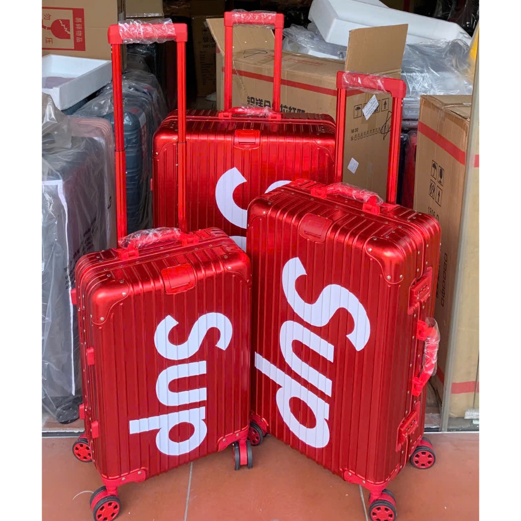 VALI NHÔM NGUYÊN KHỐI SUPREME CAO CẤP SIZE 20 24 29 INCH Shopee