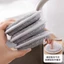 * Mẫu mới * Set 3 miếng rửa bát đĩa, cọ xoong, cọ nhà bếp, chất liệu sợi thép màu xám - đa năng, tiện dụng
